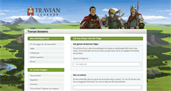 Desktop Screenshot of answers.travian.se