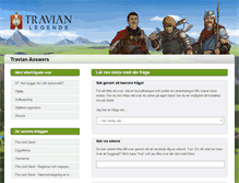 Tablet Screenshot of answers.travian.se
