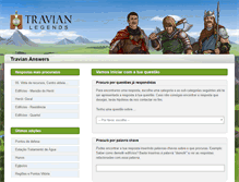 Tablet Screenshot of answers.travian.pt