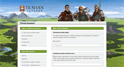 Desktop Screenshot of answers.travian.cz