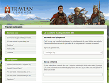 Tablet Screenshot of answers.travian.no