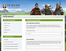 Tablet Screenshot of answers.travian.fi