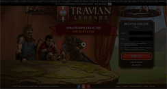 Desktop Screenshot of browsergame.travian.dk